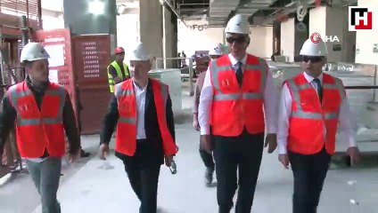 Başakşehir Şehir Hastanesi’ndeki son durum havadan görüntülendi