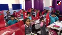 İlkokul öğrencilerinden Mehmetçiğe selam