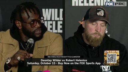 Poids lourds - Wilder : "Je suis prêt à me battre contre les meilleurs"