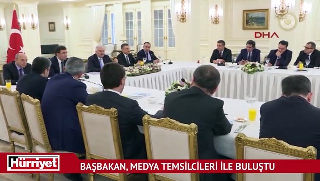 Başbakan, medya temsilcileri ile buluştu