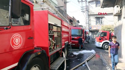 Gaziantep’te iplik atölyesinde yangın