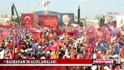 BAŞBAKAN ERDOĞAN "MİLLİ İRADEYE SAYGI" MİTİNGİNDE KONUŞTU