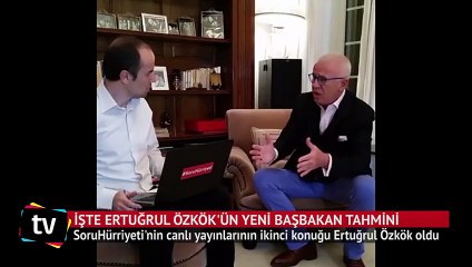 İşte Ertuğrul Özkök’ün yeni başbakan tahmini