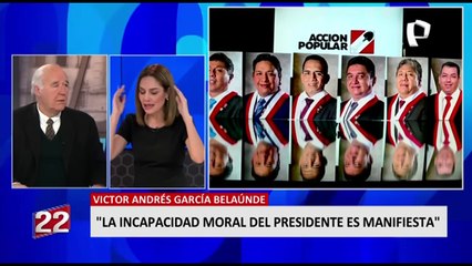 García Belaúnde sobre Castillo: "No puedes ser presidente y ser cuestionado por la fiscal de la Nación"