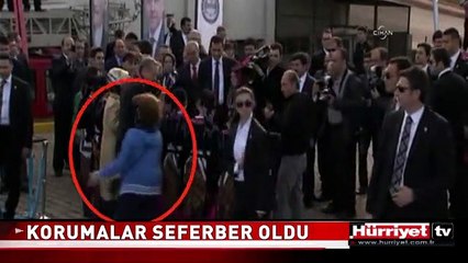 İŞTE BAŞBAKAN'IN KORUMALARINI ALARMA GEÇİREN GÖRÜNTÜ