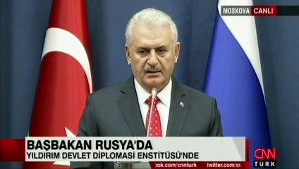 Başbakan'dan Rusya mesajı