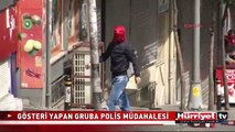 OKMEYDANI'NDA GÖSTERİ YAPAN GRUBA POLİS MÜDAHALESİ