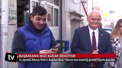 Başbakan'a ikizi kadar benziyor