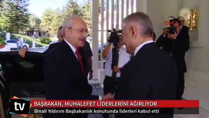 Başbakanlık konutundaki liderler zirvesi başladı