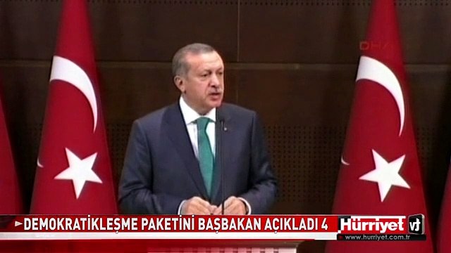 BAŞBAKAN DEMOKRATİKLEŞME PAKETİNİ AÇIKLADI - 4