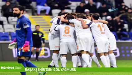 Başakşehir gol oldu yağdı
