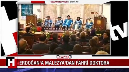 ERDOĞAN'A MALEZYA'DAN FAHRİ DOKTORA