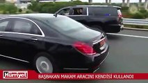 Başbakan, Yavuz Sultan Selim Köprüsü'nden makam aracını kullanarak geçti