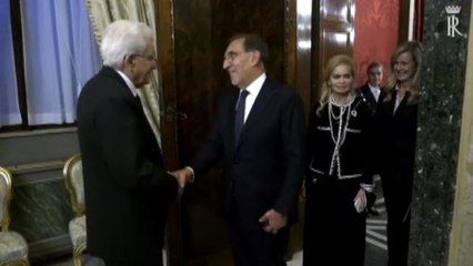 La Russa al Quirinale: strette di mano e dà del tu a Mattarella