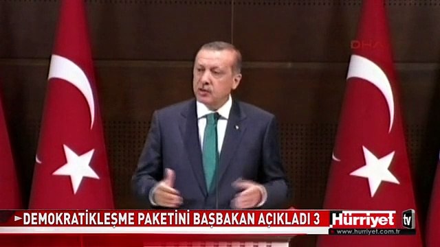 BAŞBAKAN DEMOKRATİKLEŞME PAKETİNİ AÇIKLADI - 3