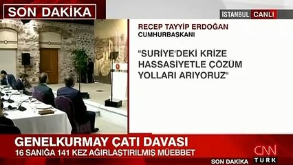 Cumhurbaşkanı, yabancı basın mensupları ile kahvaltı programında konuştu