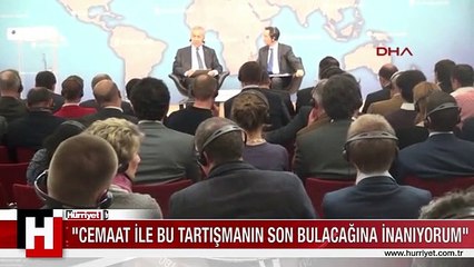 ARINÇ: HÜKÜMET - CEMAAT TARTIŞMASI SON BULACAK