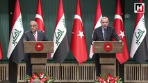 Cumhurbaşkanı Erdoğan, Irak Başbakanı ile ortak basın toplantısı düzenledi