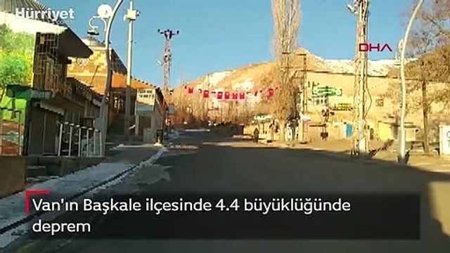 Son dakika haber... Van'ın Başkale ilçesinde 4.4 büyüklüğünde deprem