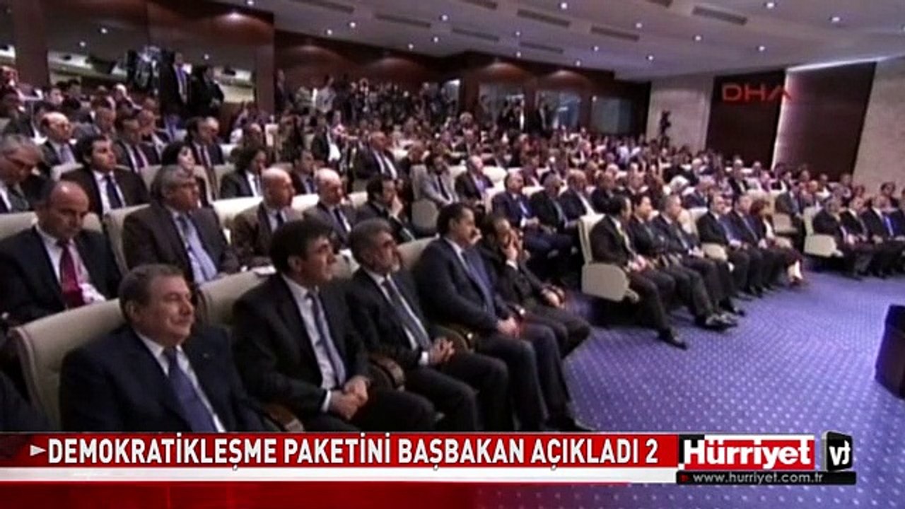 BAŞBAKAN DEMOKRATİKLEŞME PAKETİNİ AÇIKLADI - 2