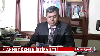 SÖZLERİ İNTERNETTE YAYINLANAN BAŞKAN İSTİFA ETTİ