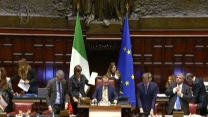 Lorenzo Fontana eletto presidente della Camera con 222 voti