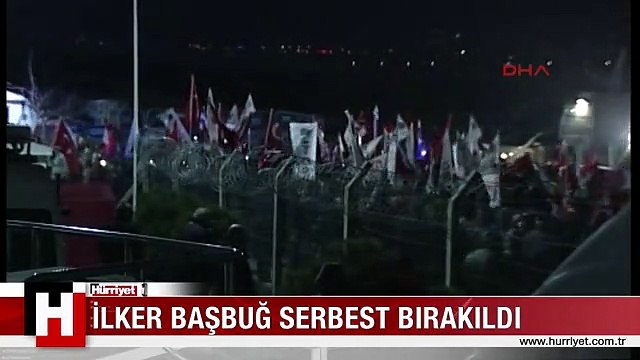 İLKER BAŞBUĞ BAYRAKLARLA KARŞILANDI