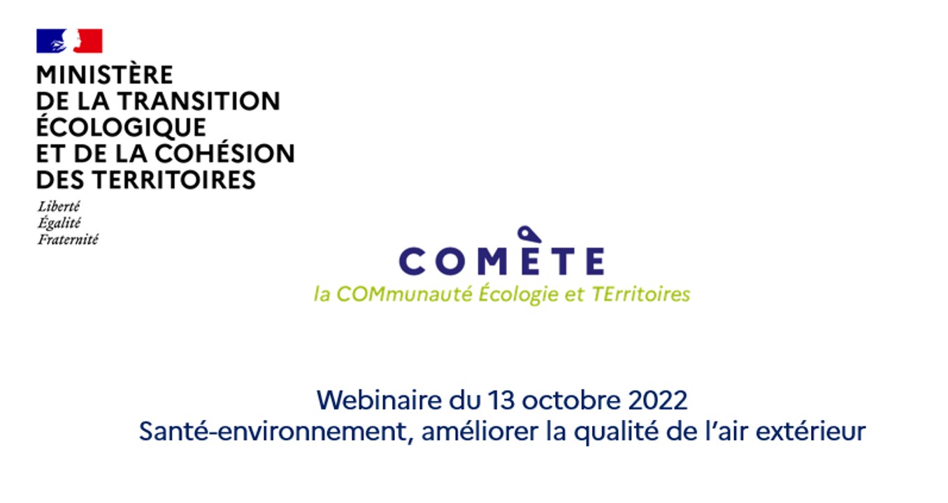 Atelier "Santé-environnement, améliorer la qualité de l’air extérieur"|CGDD