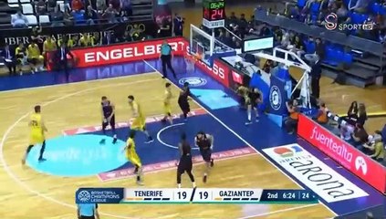 Tenerife - Gaziantep Basketbol (ÖZET)