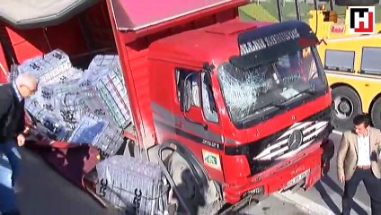 İstanbul trafiğini kilitleyen kaza