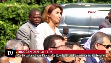 Cumhurbaşkanı Erdoğan'dan ilk tepki