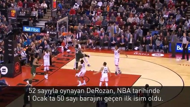 DeMar DeRozan'dan kariyer rekoru: 52 sayı