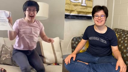 Woman With Down Syndrome Surprised With College Scholarship | Happily TV