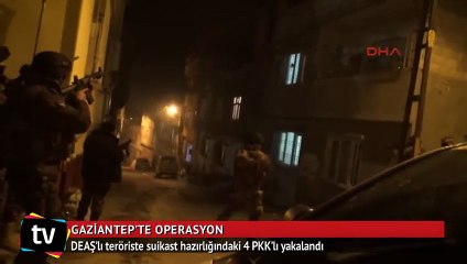 DEAŞ’lı teröriste suikast hazırlığındaki 4 PKK’lı yakalandı