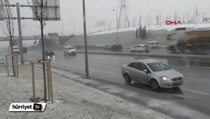 İstanbul'da kar yağışı yeniden başladı