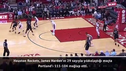 Harden şov yaptı, Rockets’ı galibiyete taşıdı!