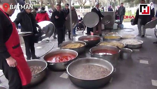 Şeyh Bağdu'yu anma etkinliğinde binlerce kişi yer sofrasında buluştu