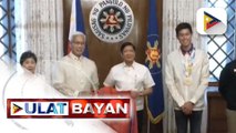 Pres. Marcos Jr., malugod na tinanggap sa Palasyo si pole vault star EJ Obiena