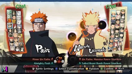 PAIN VS KAGUYA | NARUTO ULTIMATE NINJA STORM 4 GAMEPLAY