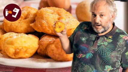Buñuelos de patata y boniato, típicos de Mallorca