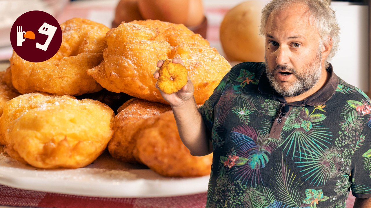 Buñuelos de patata y boniato, típicos de Mallorca