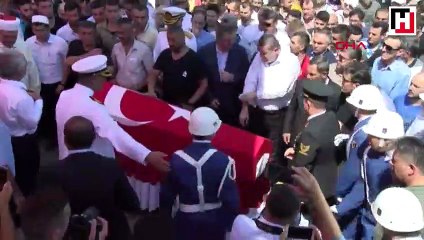 Zonguldak'ta şehit Recep Turan'ı binlerce kişi son yolculuğuna uğurladı