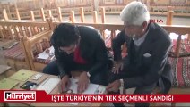 İşte Türkiye'nin tek seçmenli sandığı