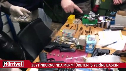 Zeytinburnu'ndaki vida imalathanesi, mühimmat deposu çıktı