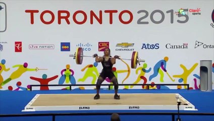 Halterci Genesis Rodriguez Gomez ağırlığa dayanamadı, bayıldı