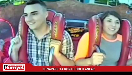 Lunaparkta korku dolu anlar