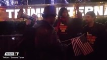 Trump,  bayrak yakan göstericiler cezalandırılsın deyince bayrak yaktılar