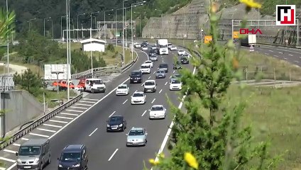 TEM'in Bolu geçişinde bayram yoğunluğu başladı