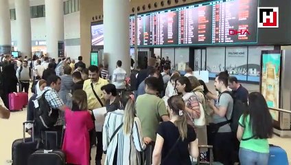 İstanbul Havalimanı'nda bayram hareketliliği