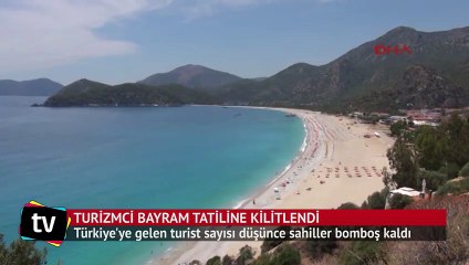 Fethiye’de turizmci bayram tatiline kilitlendi